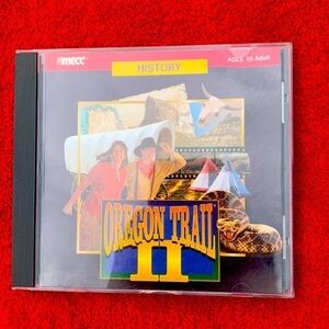 Vintage MECC the Oregon Trail II history computer CD game